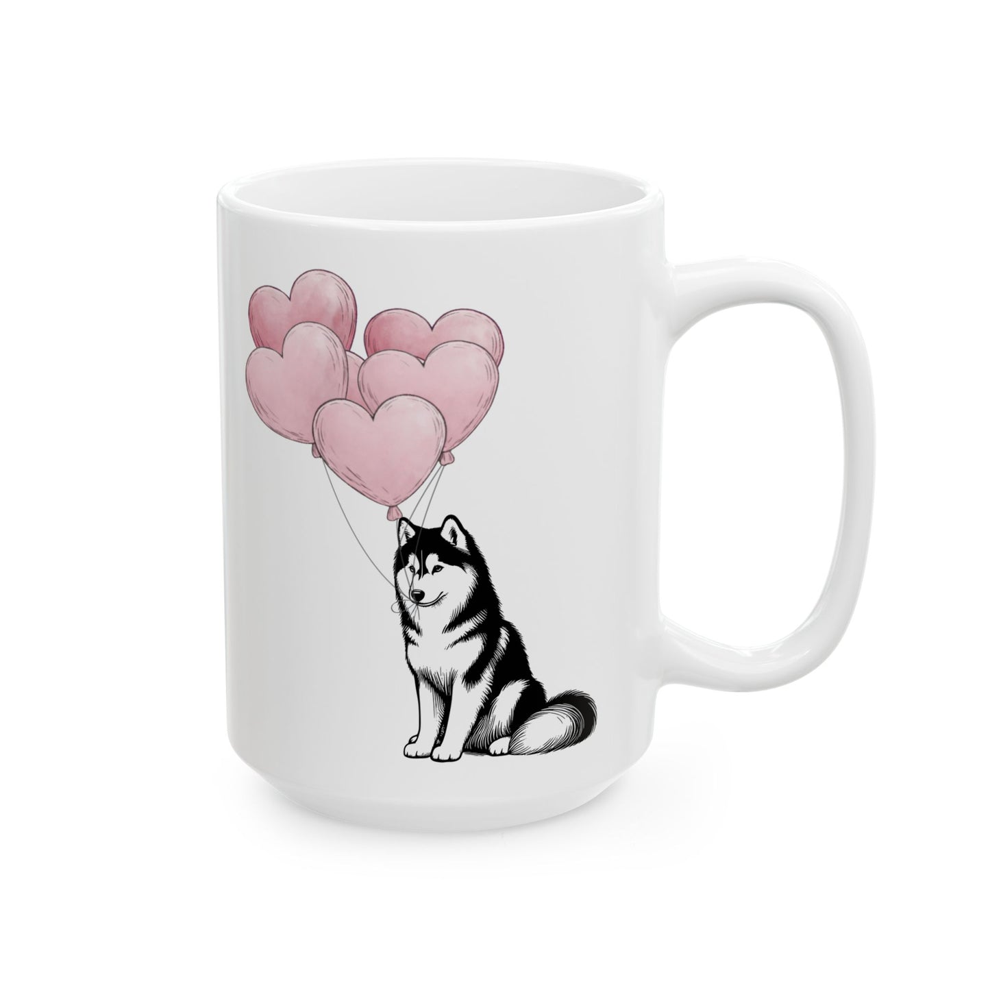 The Spirited Heart Husky Art Mug | 15oz