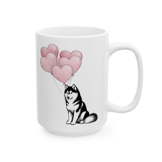 The Spirited Heart Husky Art Mug | 15oz