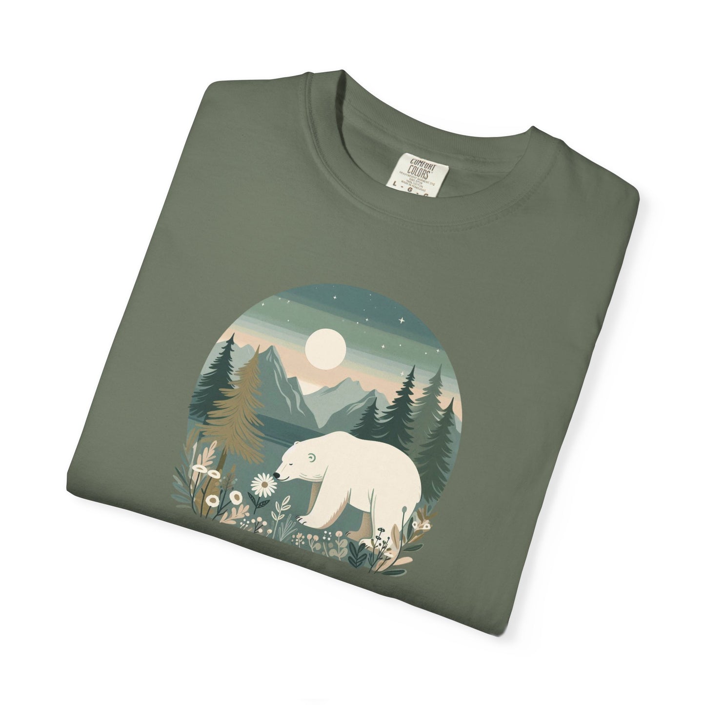 Polar Bear Wilderness Comfort Colors Tee