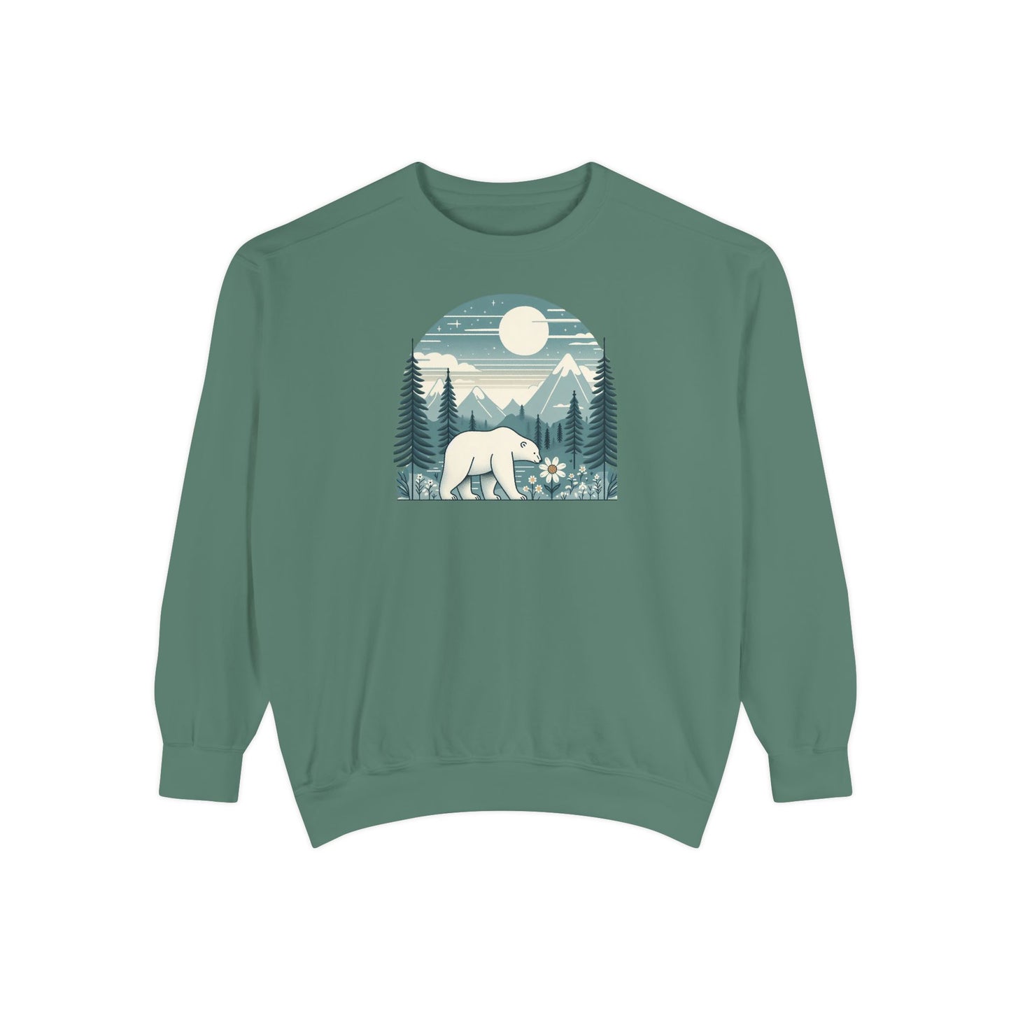 Solstice Polar Bear Comfort Colors Sweatshirt