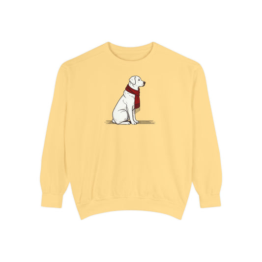 Red Scarf Dog Sweatshirt