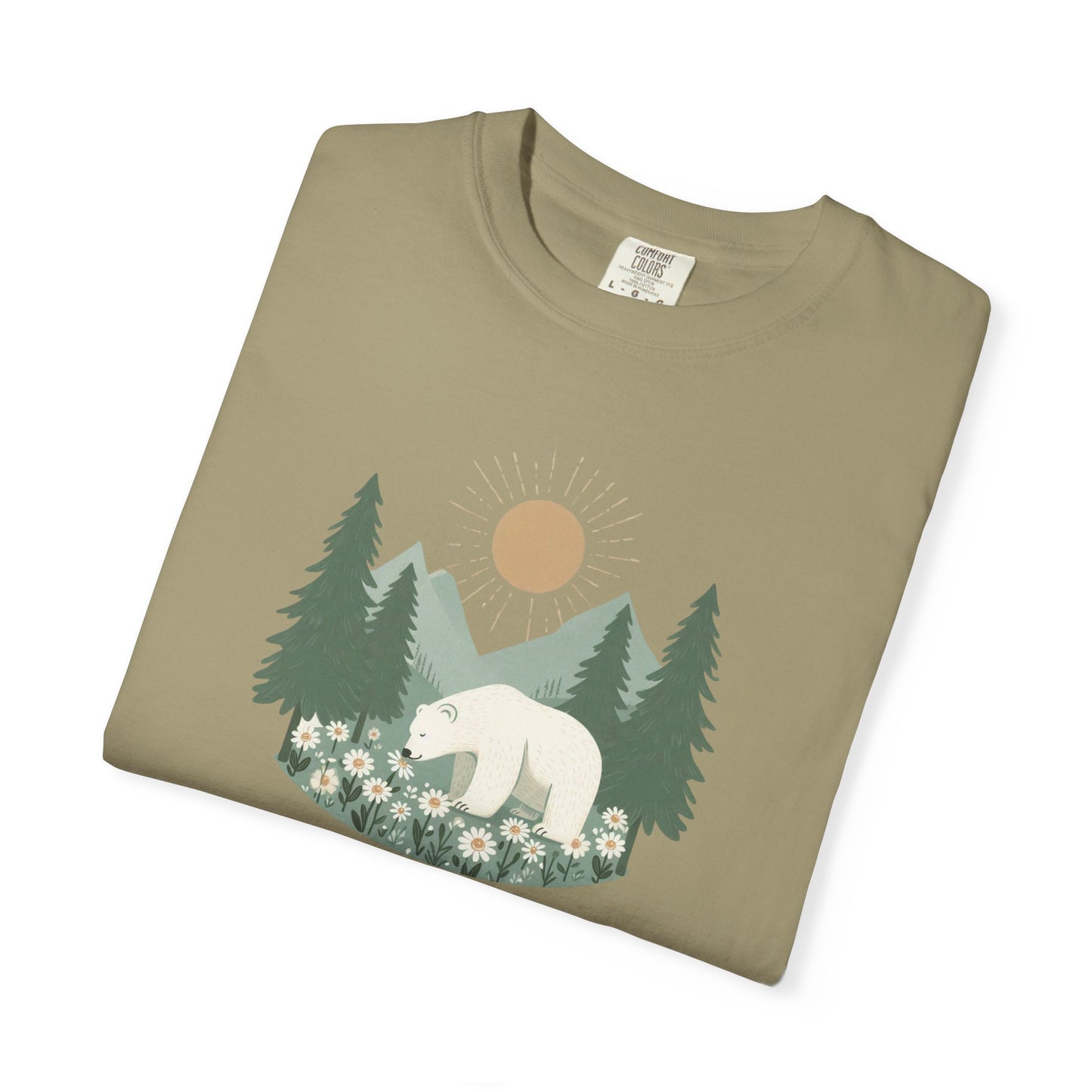 Sunlit Forest Polar Bear Tee