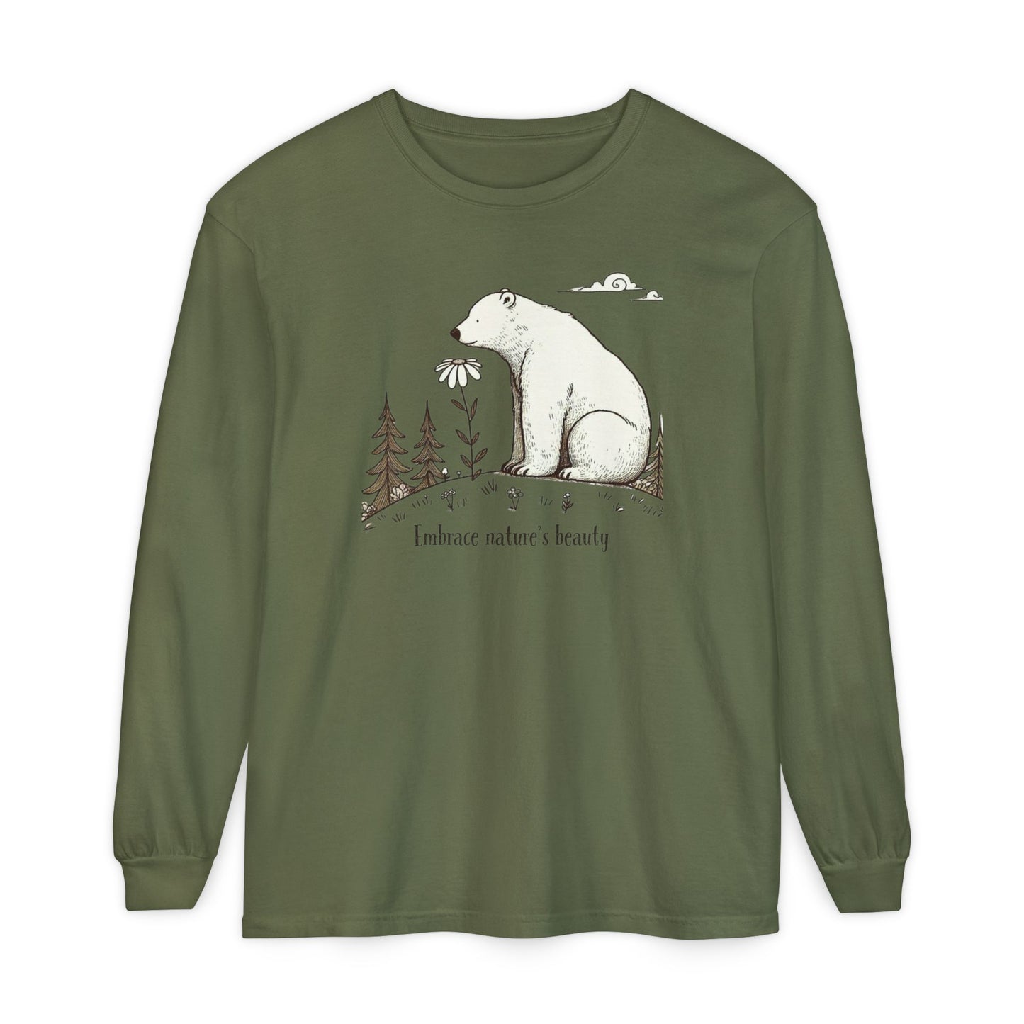 Embrace Nature Long-Sleeve Tee | Storybook Bear Edition