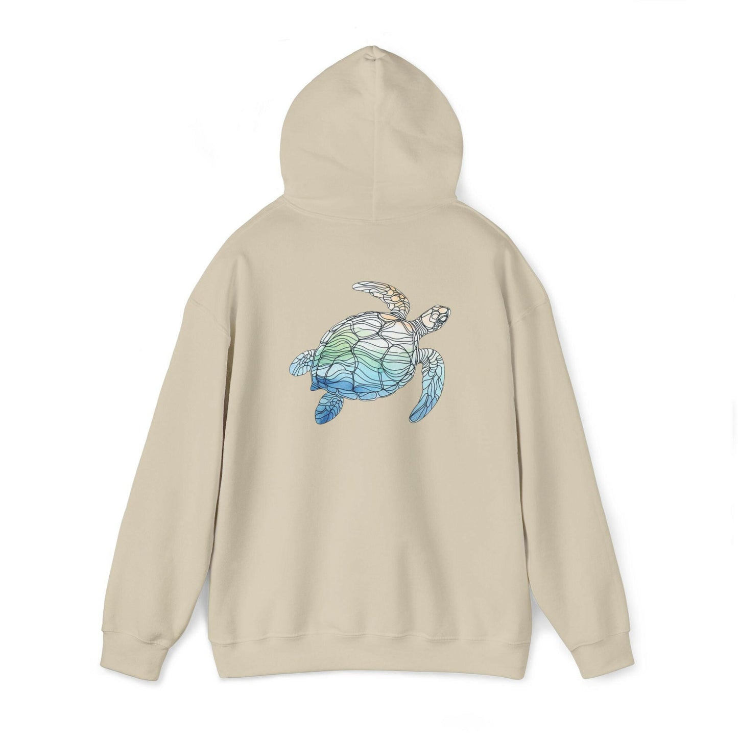 Serene Sea Turtle Hoodie - Oceanic Unisex Sweatshirt