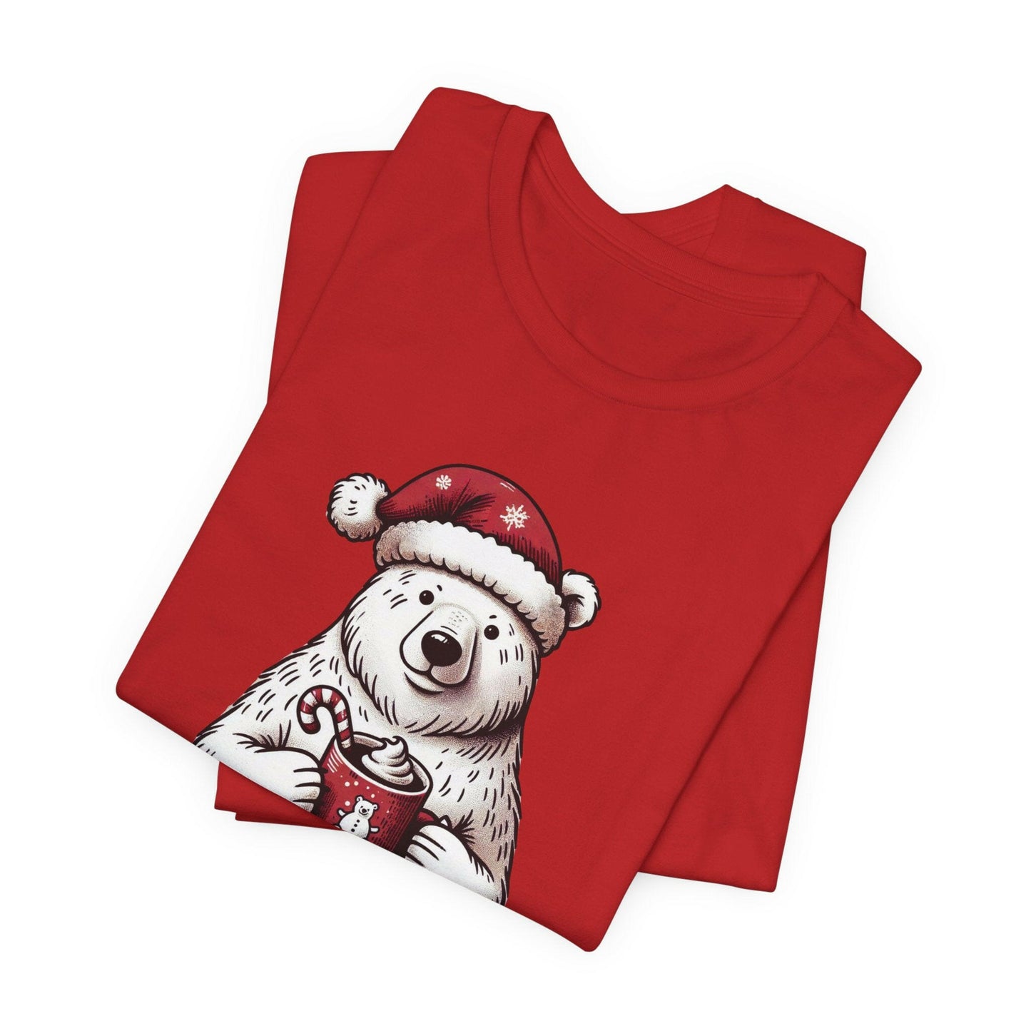 Merry Christmas Polar Bear Tee - Stompy Paws