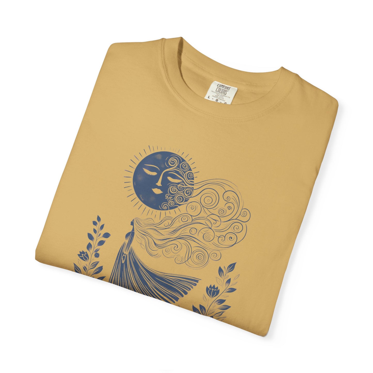 She Walks With the Weight of Every Woman Silenced Comfort Colors Tee