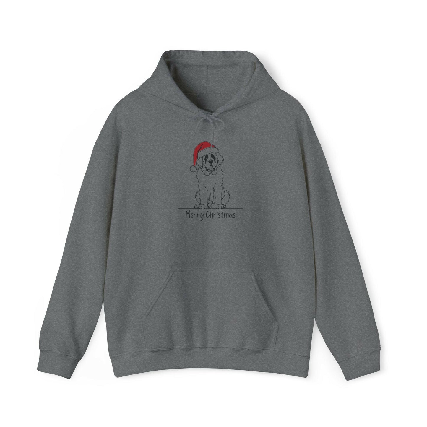 Merry Christmas Saint Bernard Hoodie