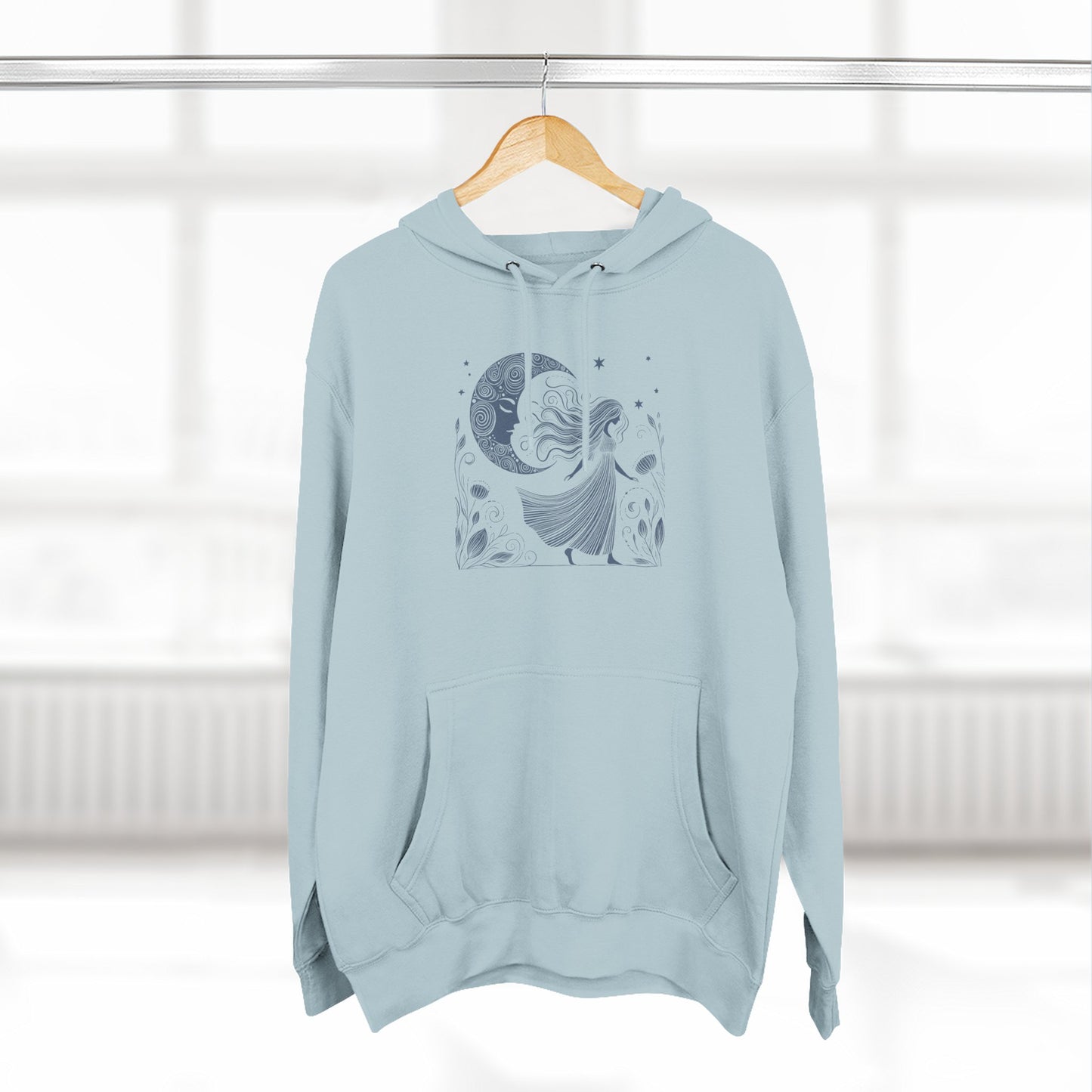 Moonlit Wildflower Woman Hoodie
