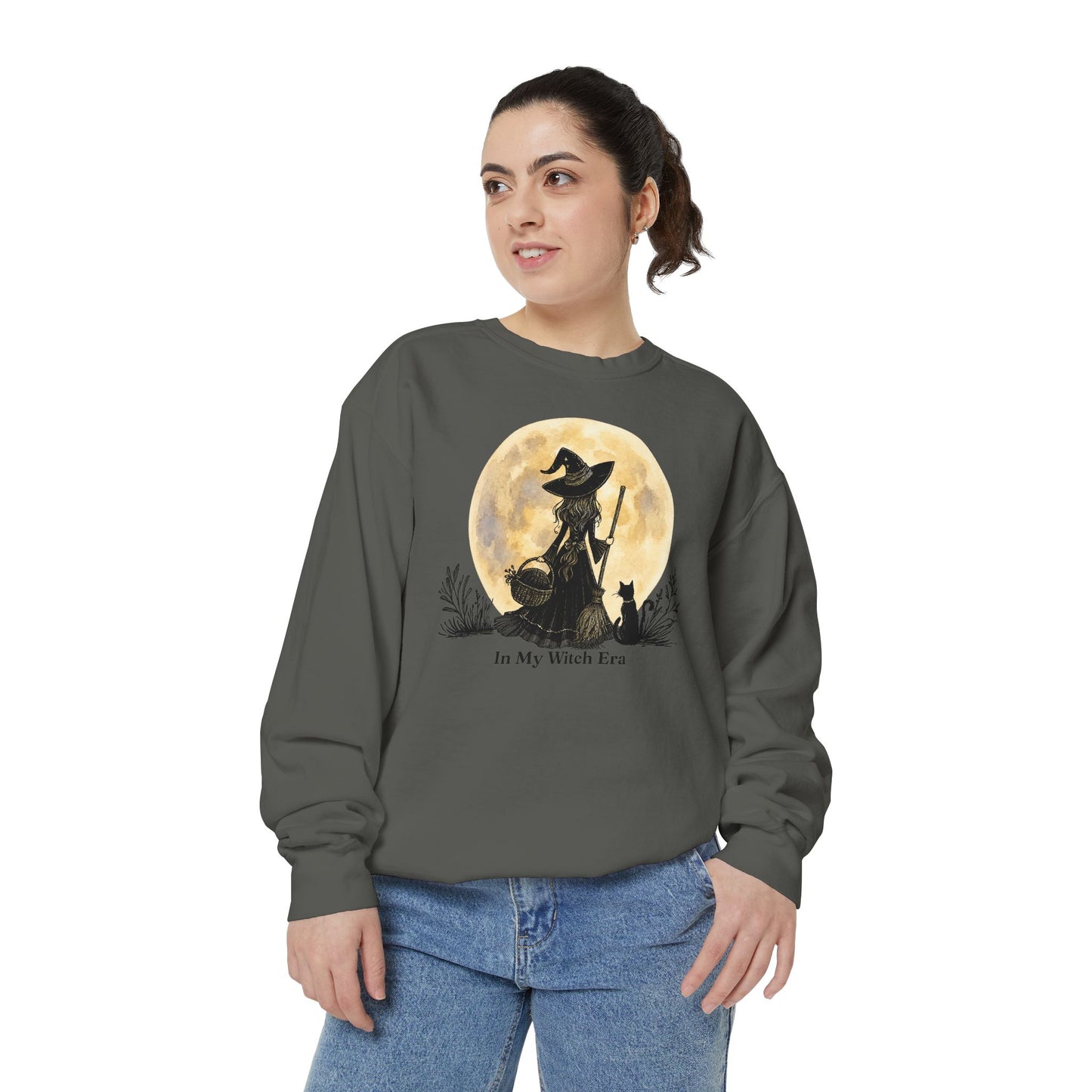 In My Witch Era | Cozy Witch Moon Crewneck Sweatshirt