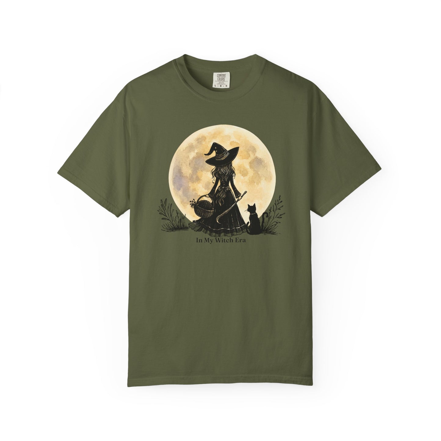 In My Witch Era Graphic Tee | Moon Witch Comfort Colors Shirt
