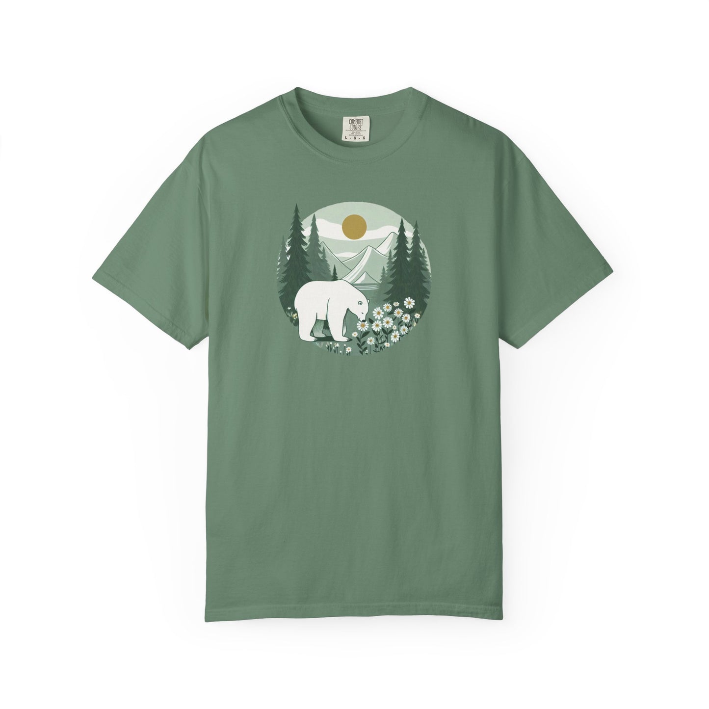 Polar Bear Mountain Meadow Comfort Colors Tee