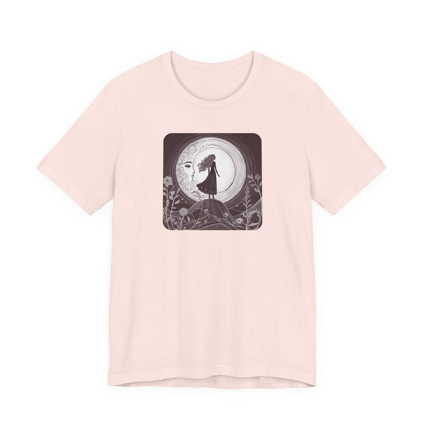 The Lunar Traveler Art-Only Premium Tee | Mystic Den Signature Series