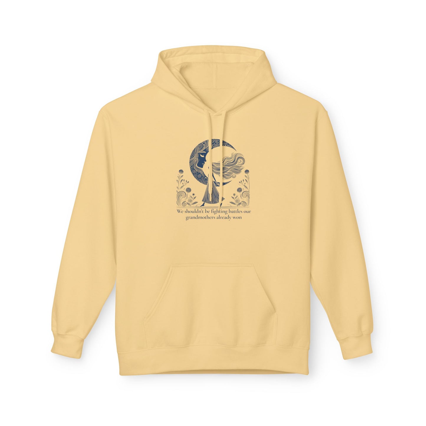 We Shouldn’t Be Fighting Battles Midweight  Hoodie,  Moon Goddess Design