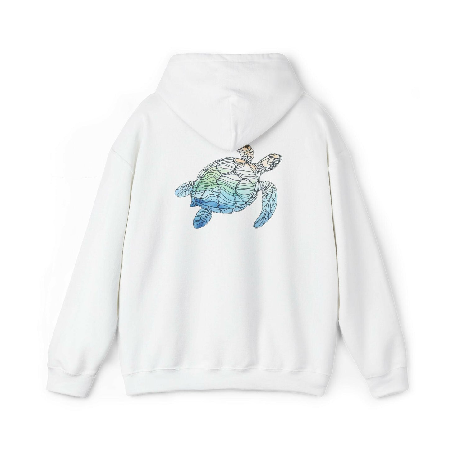 Serene Sea Turtle Hoodie - Oceanic Unisex Sweatshirt