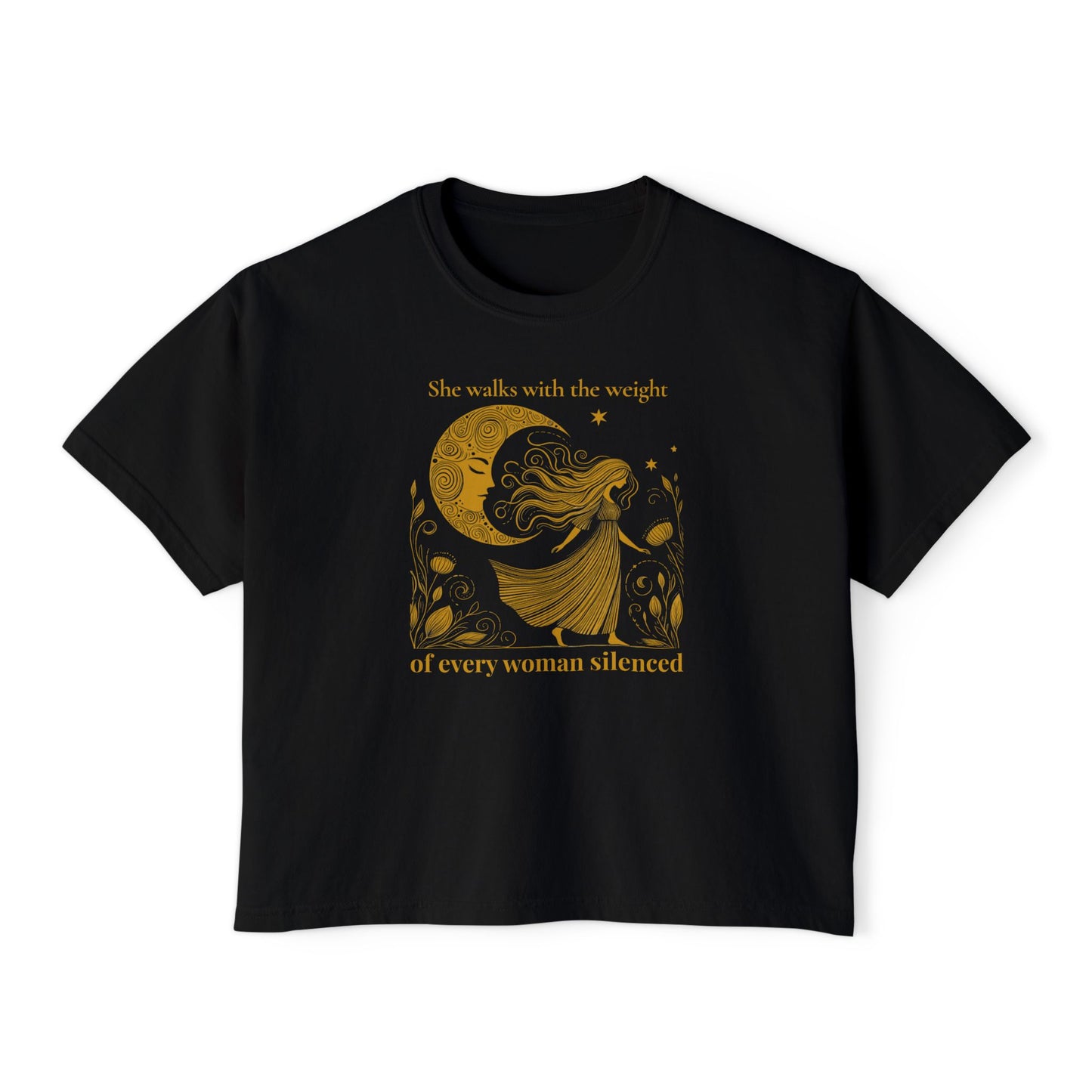 The Silenced Weight Signature Boxy Art Tee | Mystic Den