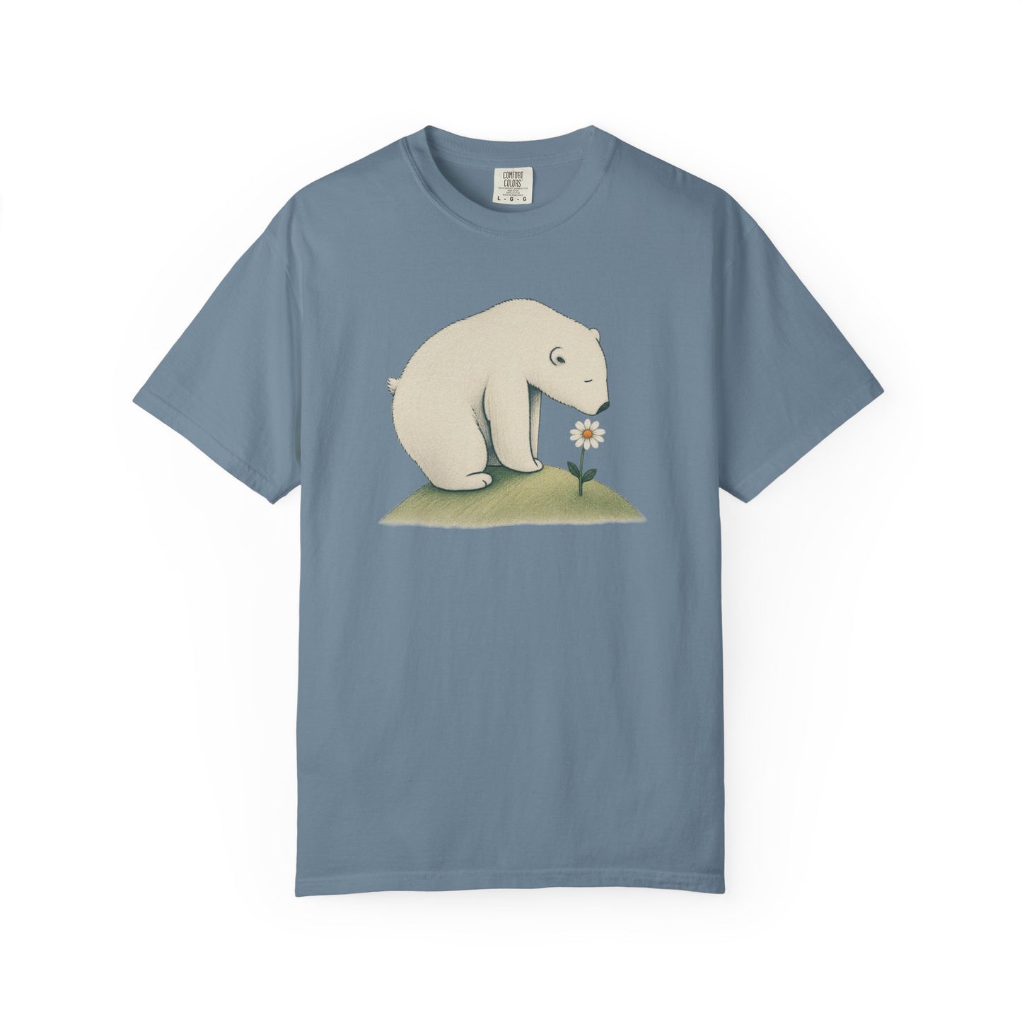 Polar Bear & Daisy Comfort Colors T-Shirt