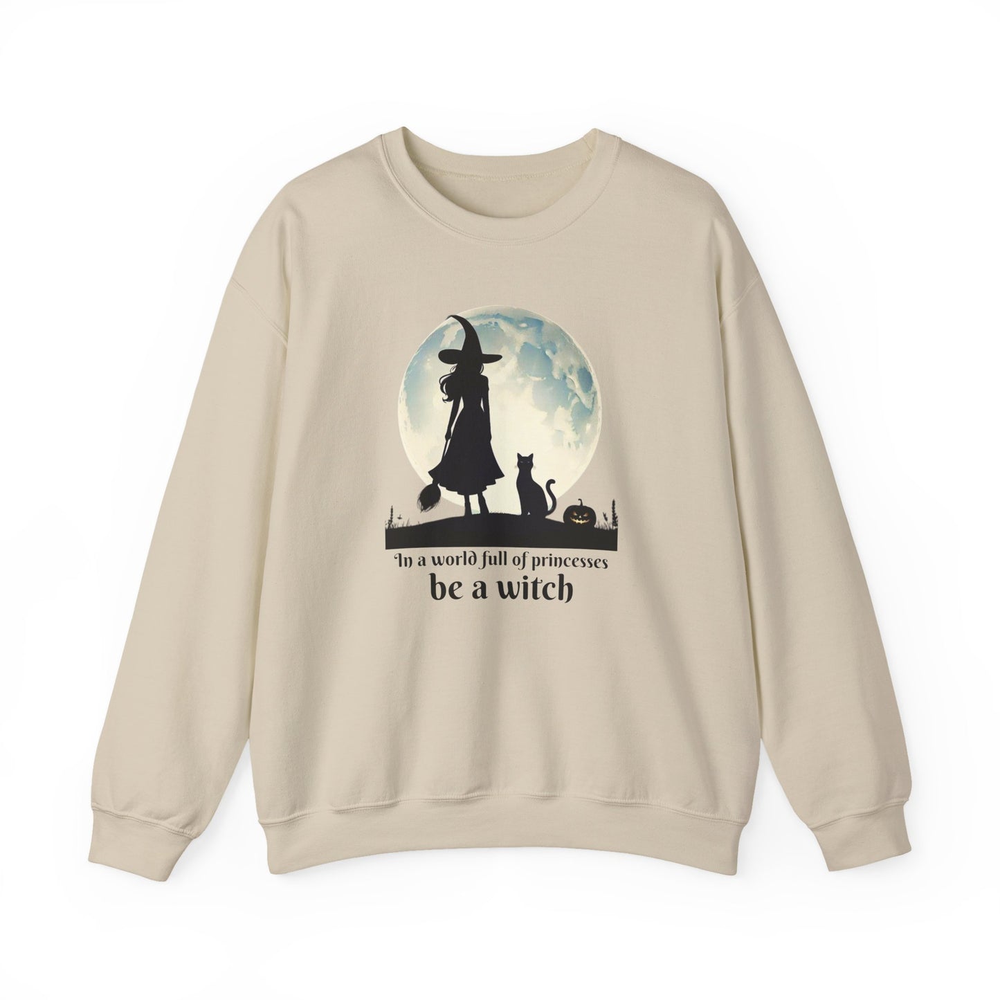 Witch's Moonlight Silhouette Sweatshirt | Mystic Den Edition