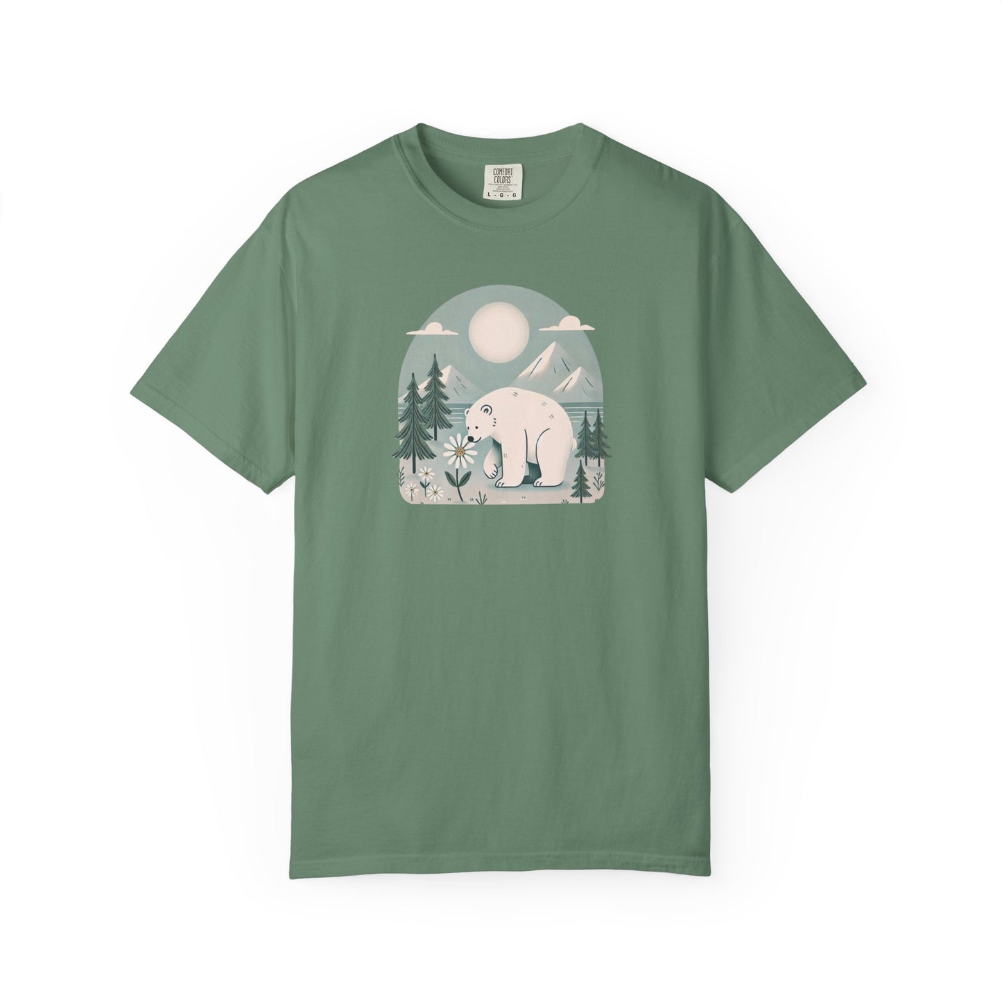 Polar Bear Meadow Comfort Colors Tee