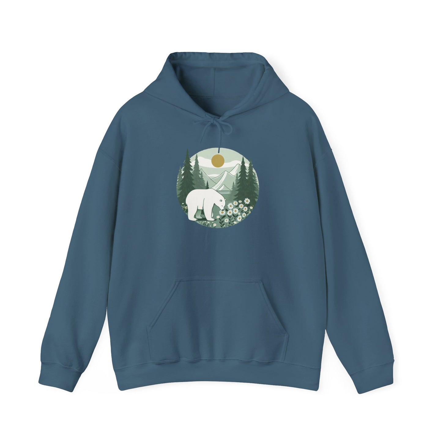Polar Bear in the Pines Hoodie | Polar Den Edition