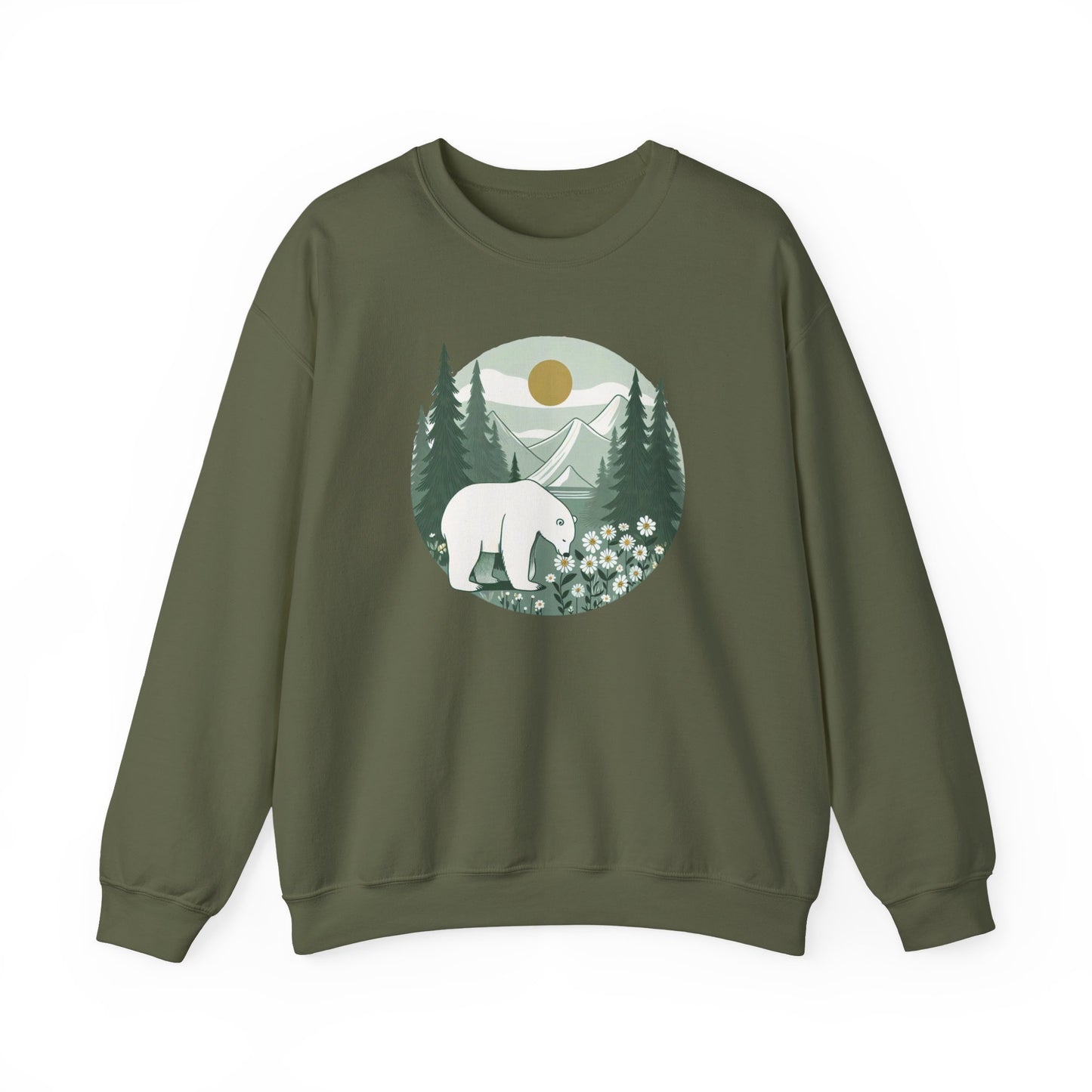 Polar Bear in the Pines Sweatshirt | Polar Den Edition