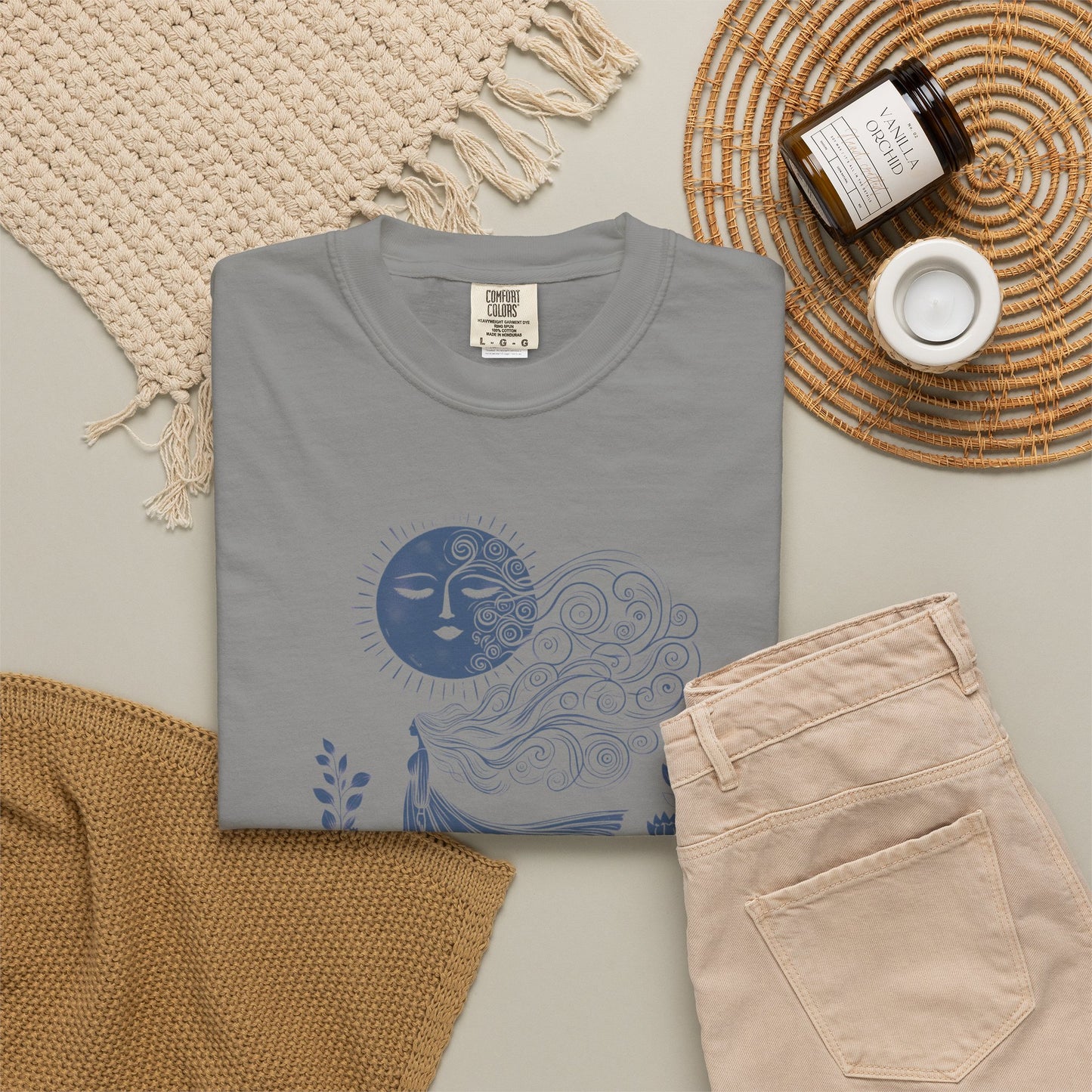 She Walks With the Weight of Every Woman Silenced Comfort Colors Tee