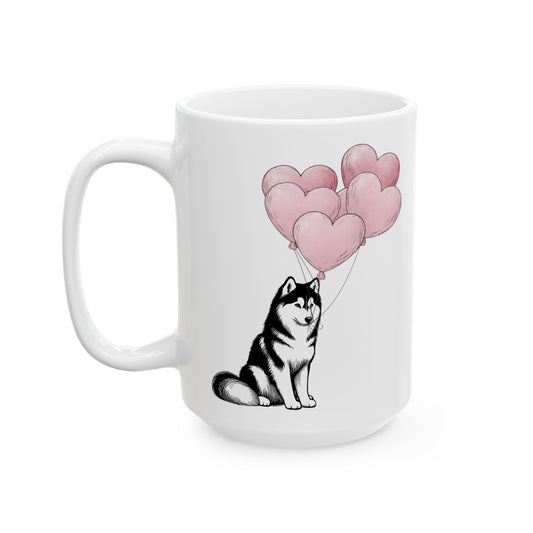 The Spirited Heart Husky Art Mug | 15oz