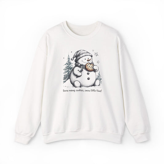 Snowman Cookie Sweatshirt, Funny Christmas Sweatshirt | Stompy Paws