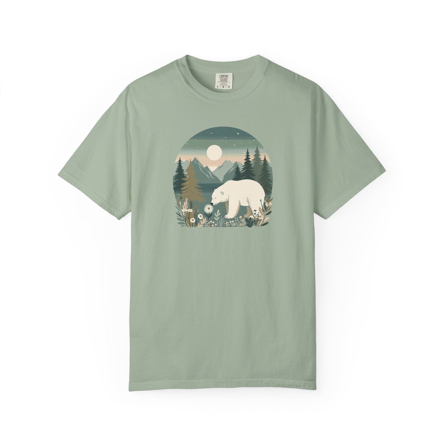Moonlit Meadow Polar Bear Tee