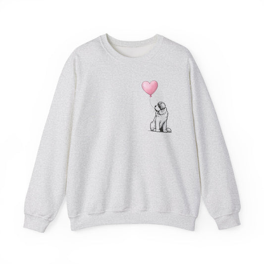 The Heartfelt Herald Saint Bernard Art Sweatshirt | Storybook Den