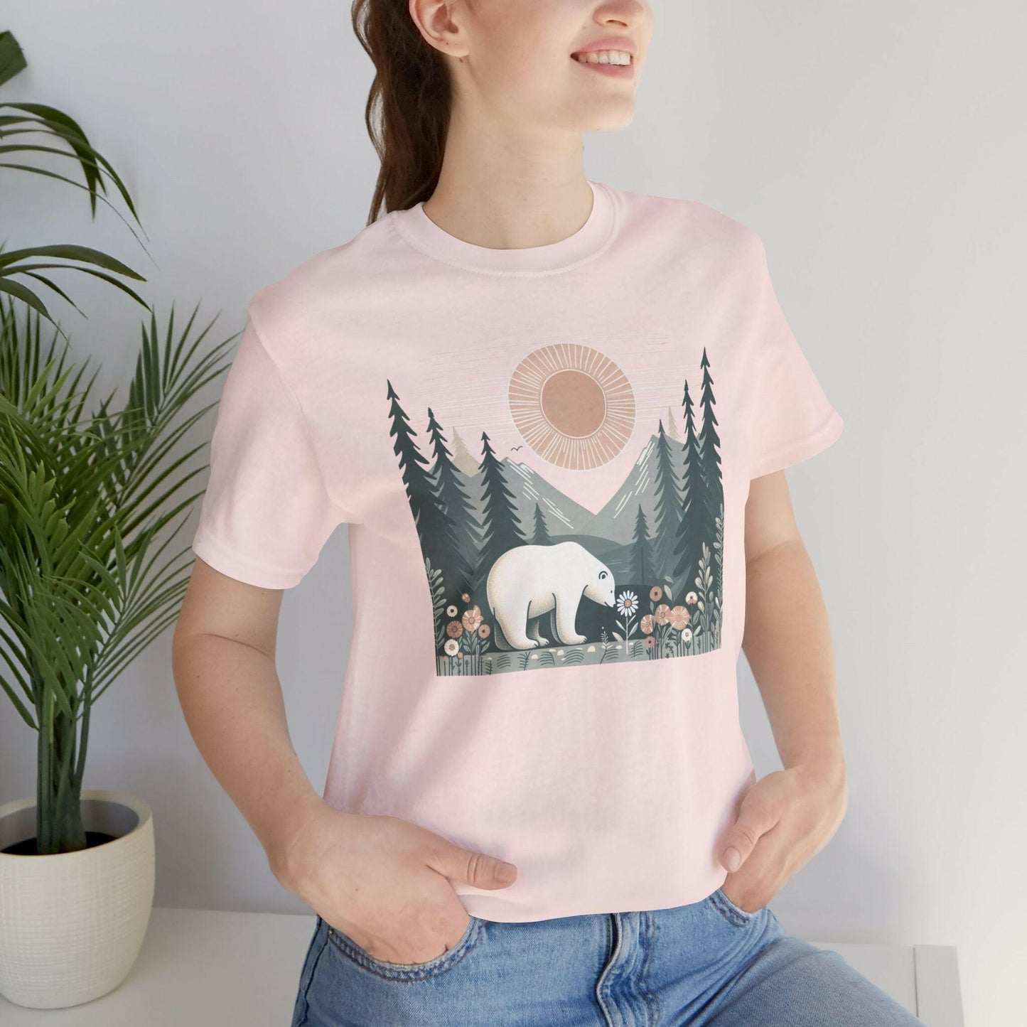 Nature-Inspired Polar Bear Tee