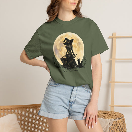 In My Witch Era Graphic Tee | Moon Witch Comfort Colors Shirt
