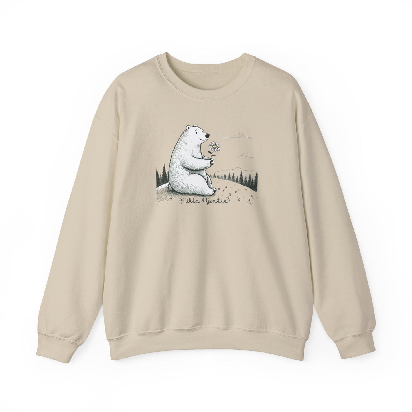 Wild & Gentle Polar Bear Sweatshirt