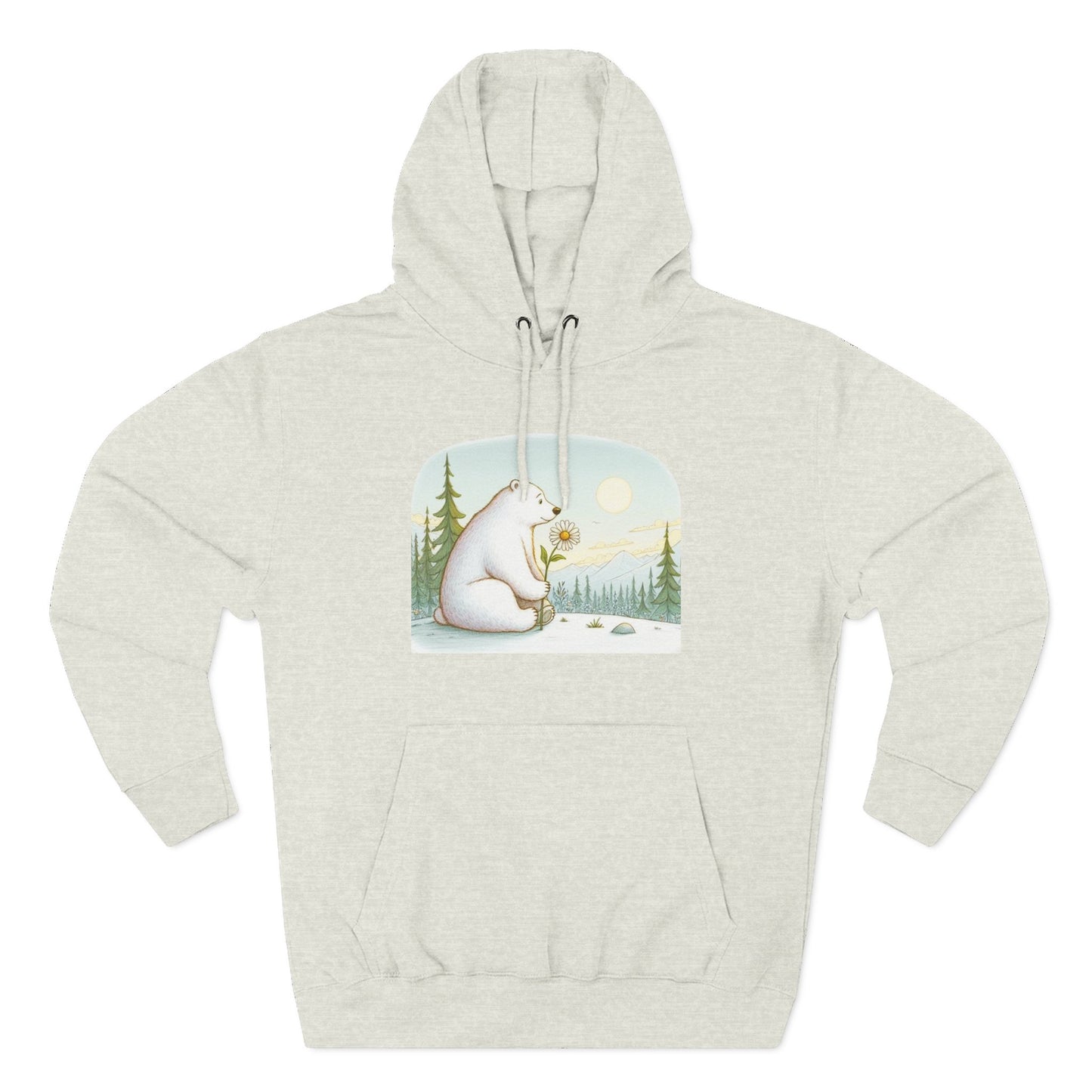 Polar Bear Mountain View Meadow Hoodie