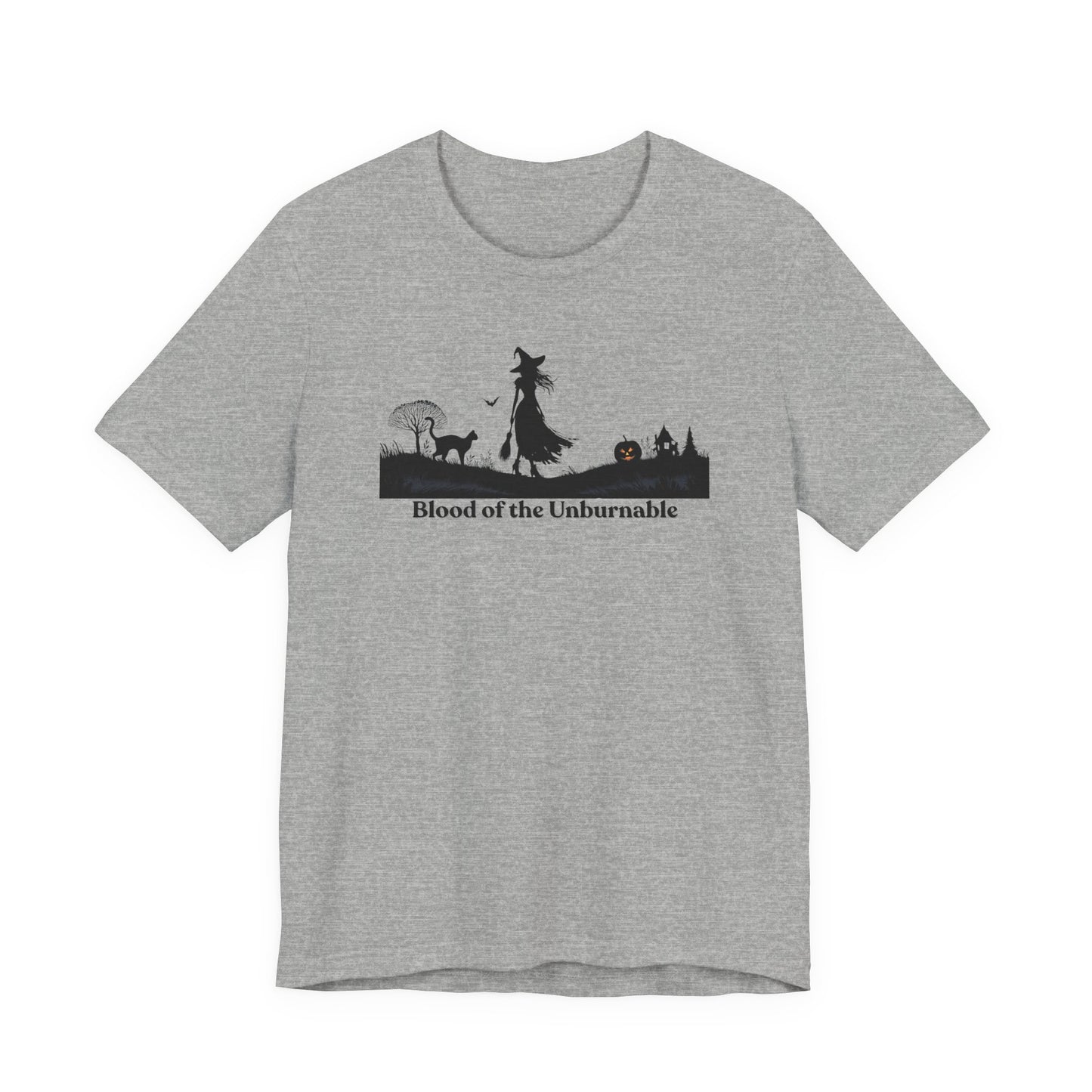 Enchanting Witchcraft T-Shirt | Blood of the Unburnable Witch T-Shirt | Spooky Halloween Graphic Tee