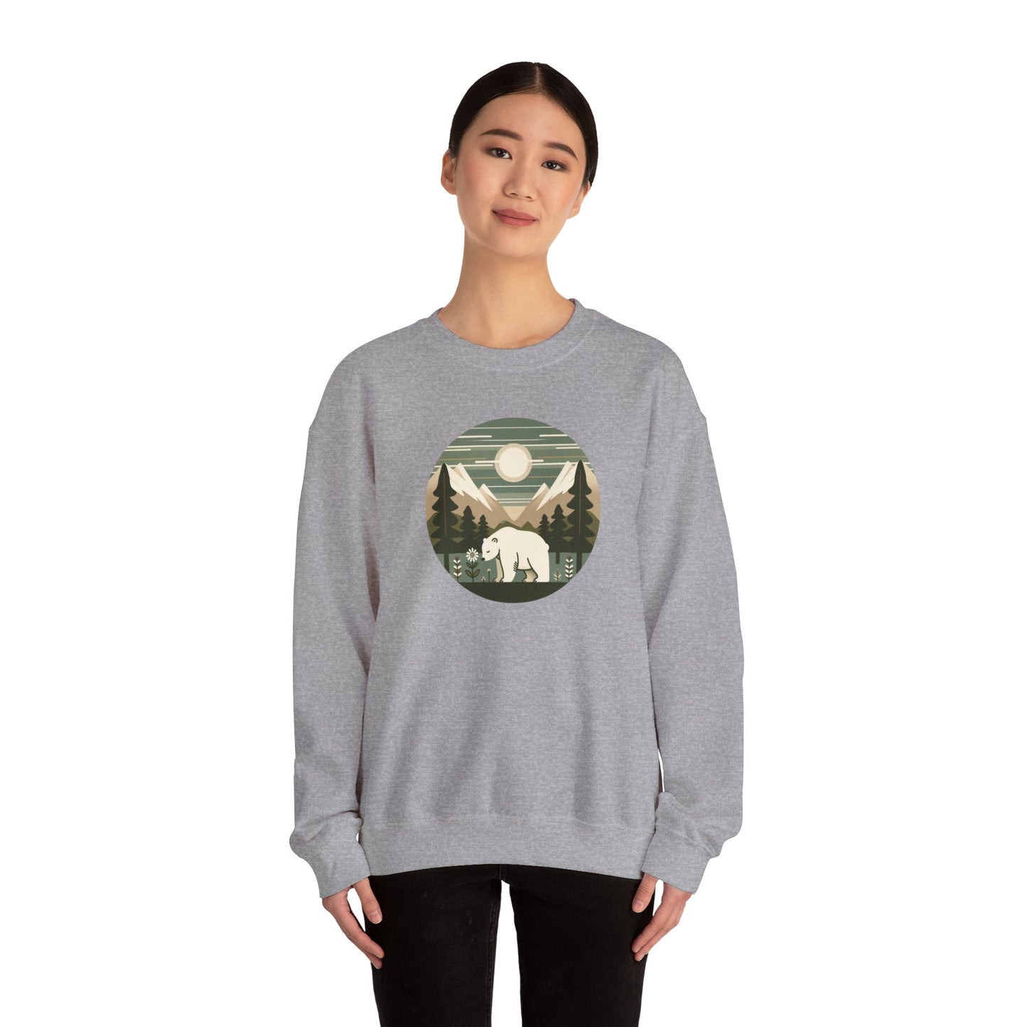 Polar Bear Sweatshirt | Cozy Gildan Heavy Blend