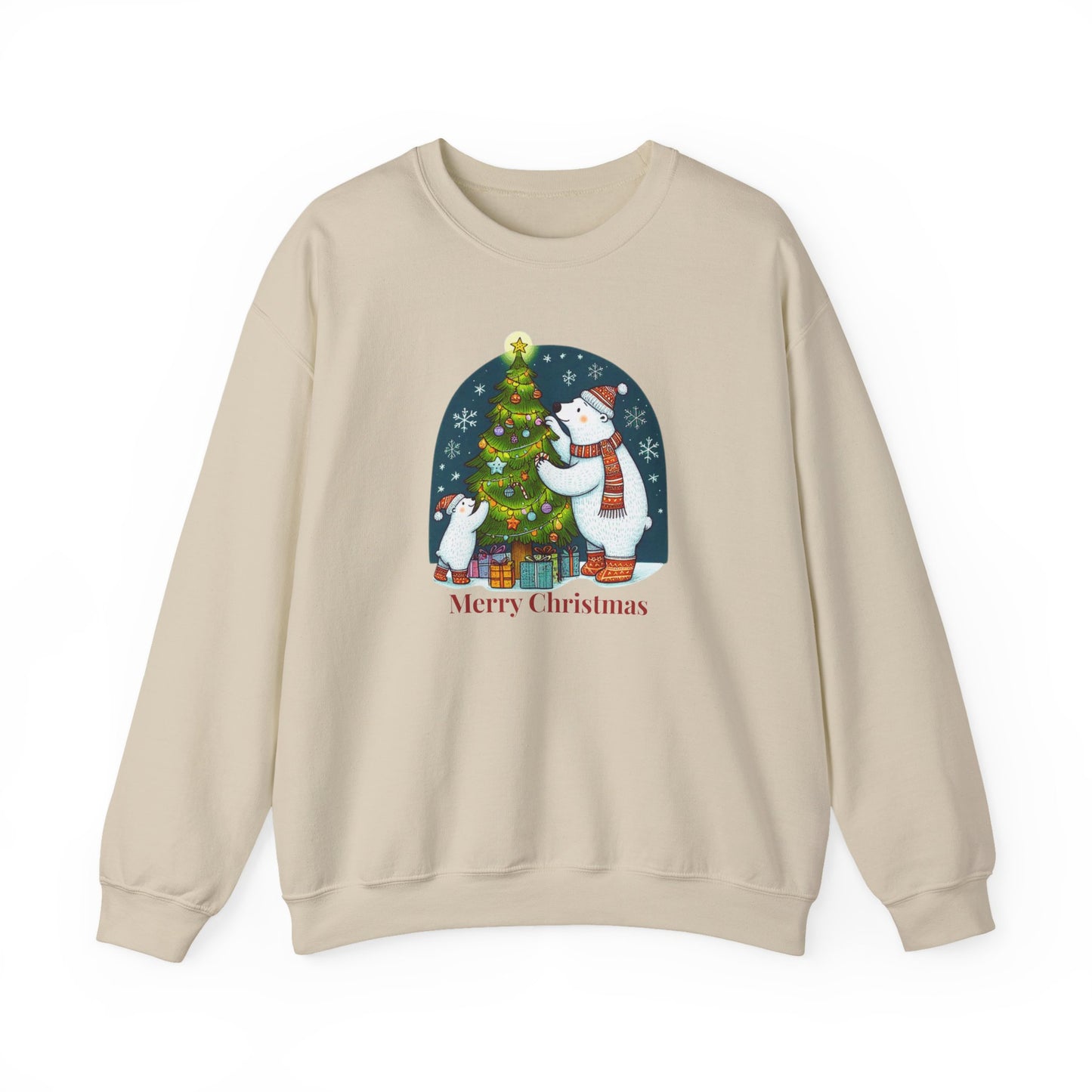Merry Christmas Polar Bear Sweatshirt