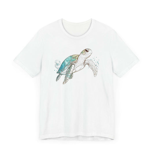 Sea Turtle Water Color Unisex Tee - Stompy Paws