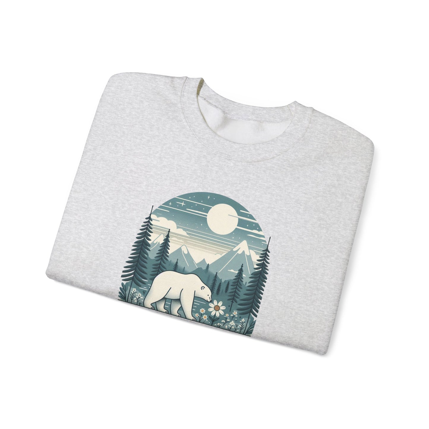 Moonlight Polar Bear | Polar Den Sweatshirt