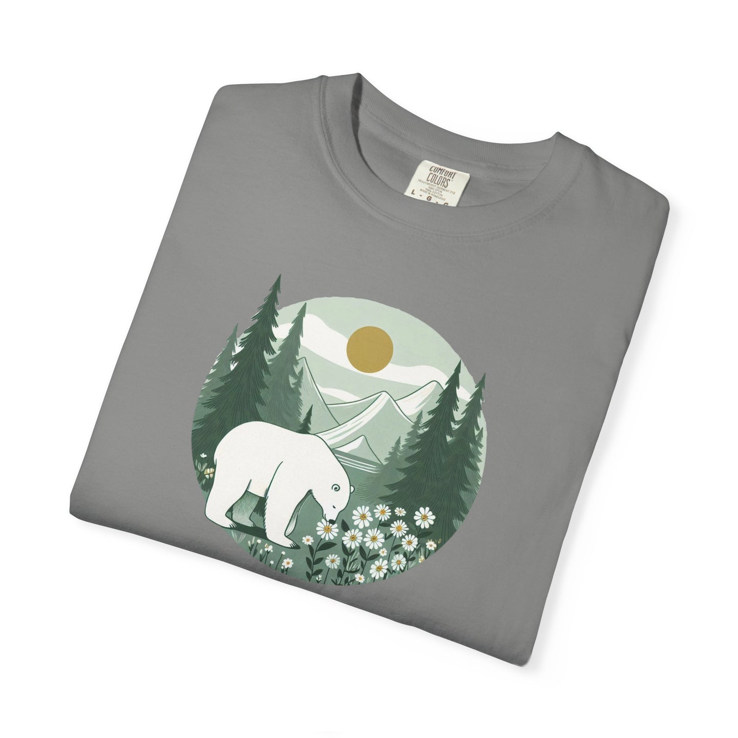 Polar Bear Mountain Meadow Comfort Colors Tee