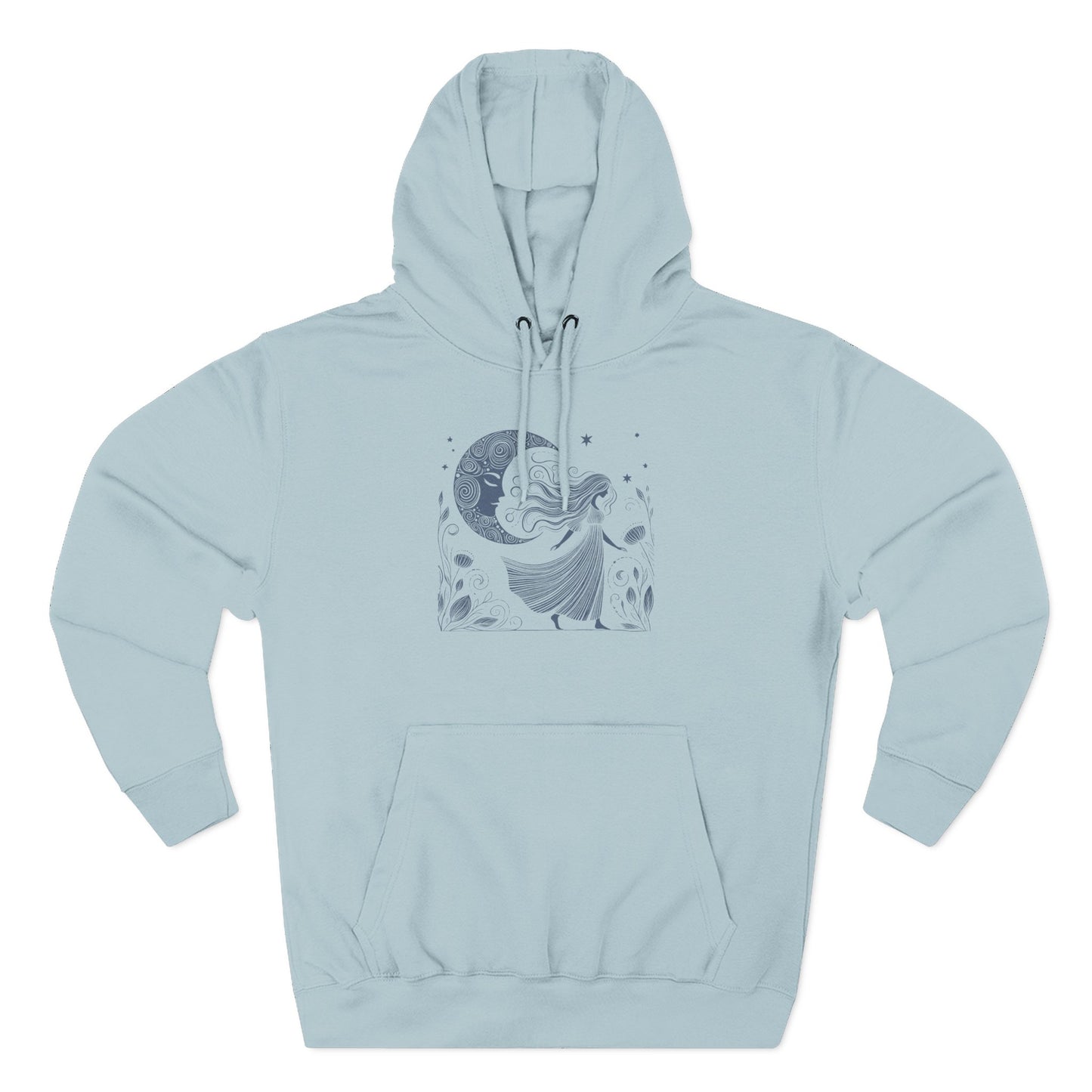 Moonlit Wildflower Woman Hoodie