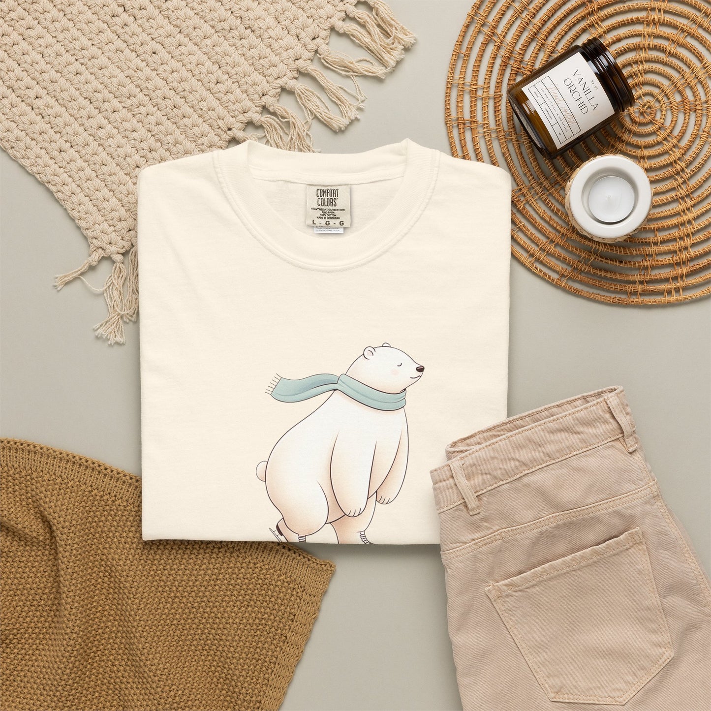 Skating Polar Bear Tee