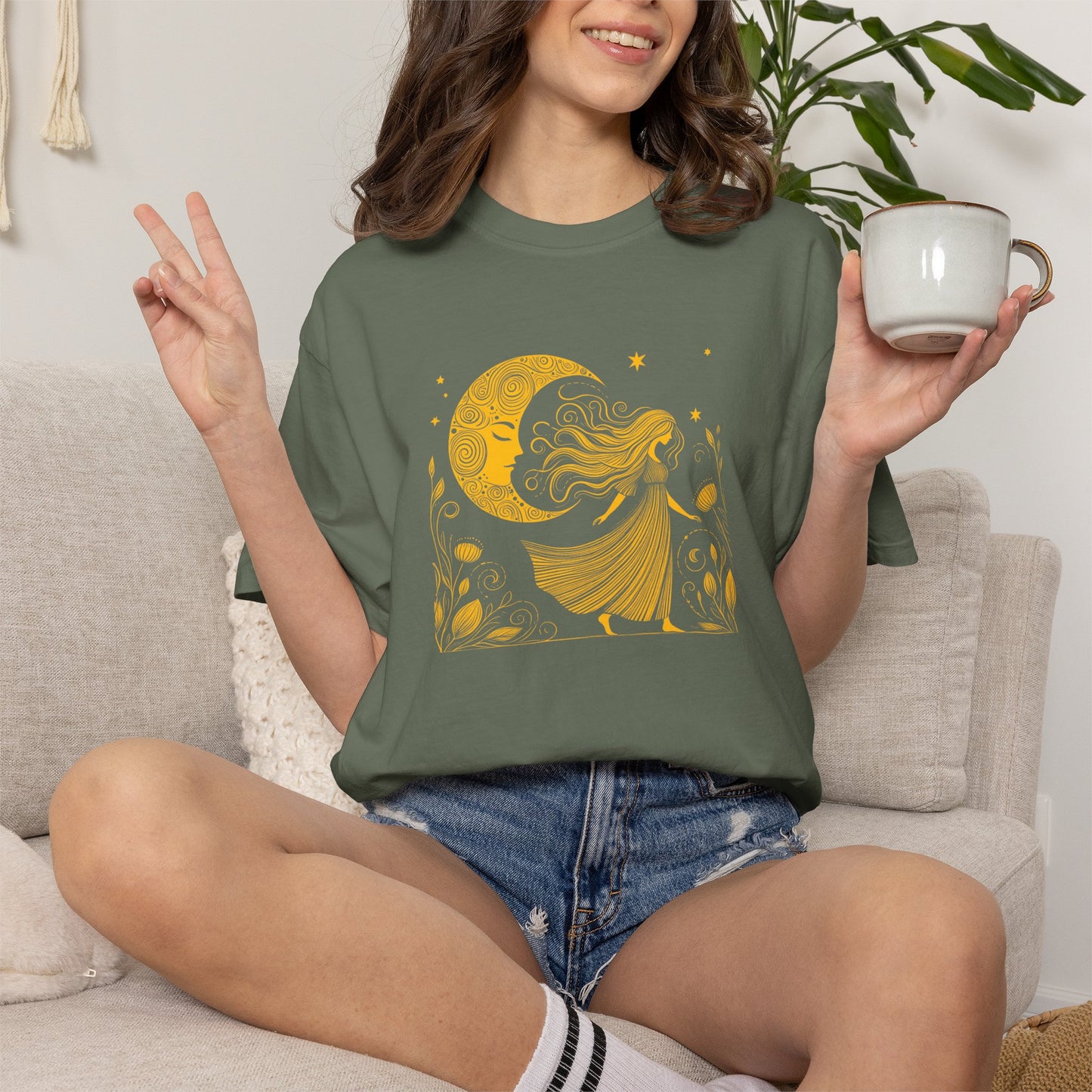 Golden Moon Wanderer Comfort Colors Tee