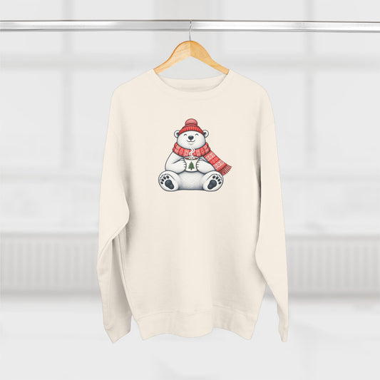 Cozy Cocoa Polar Bear Christmas Crewneck Sweatshirt
