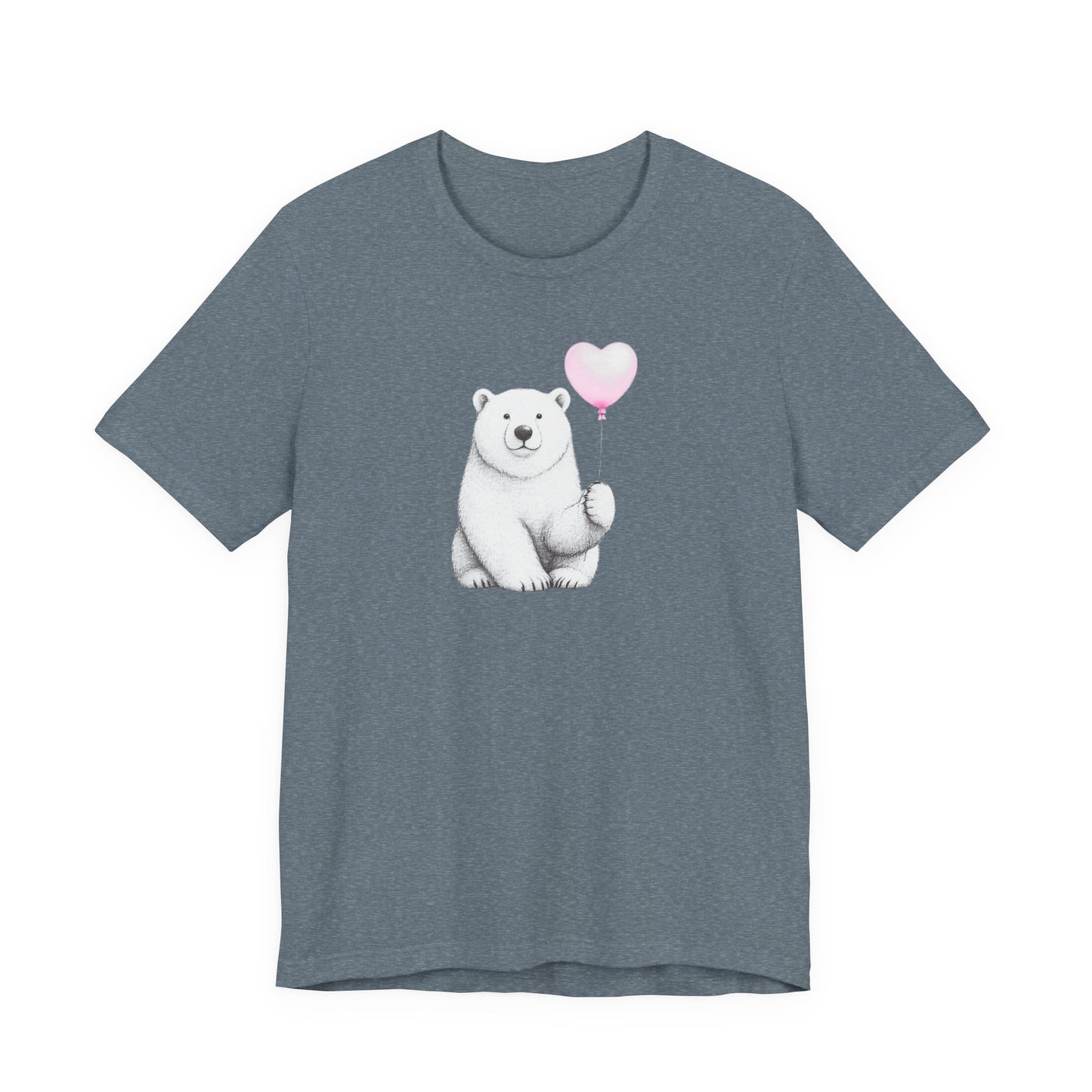 Polar Bear Holding a Balloon Tee