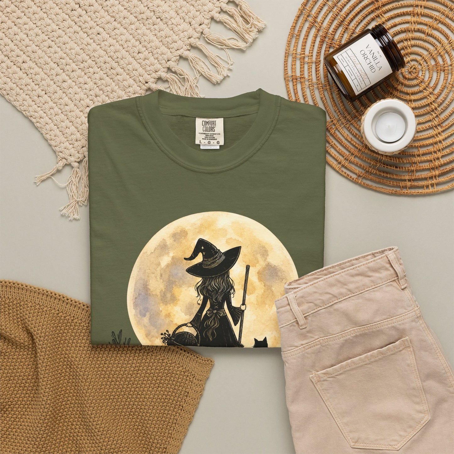 It's a Wear the Hat Kind of Day | Comfort Colors® Witch Graphic T-Shirt