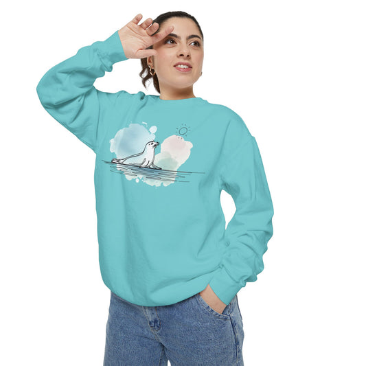 Seal Coastal Art Sweatshirt