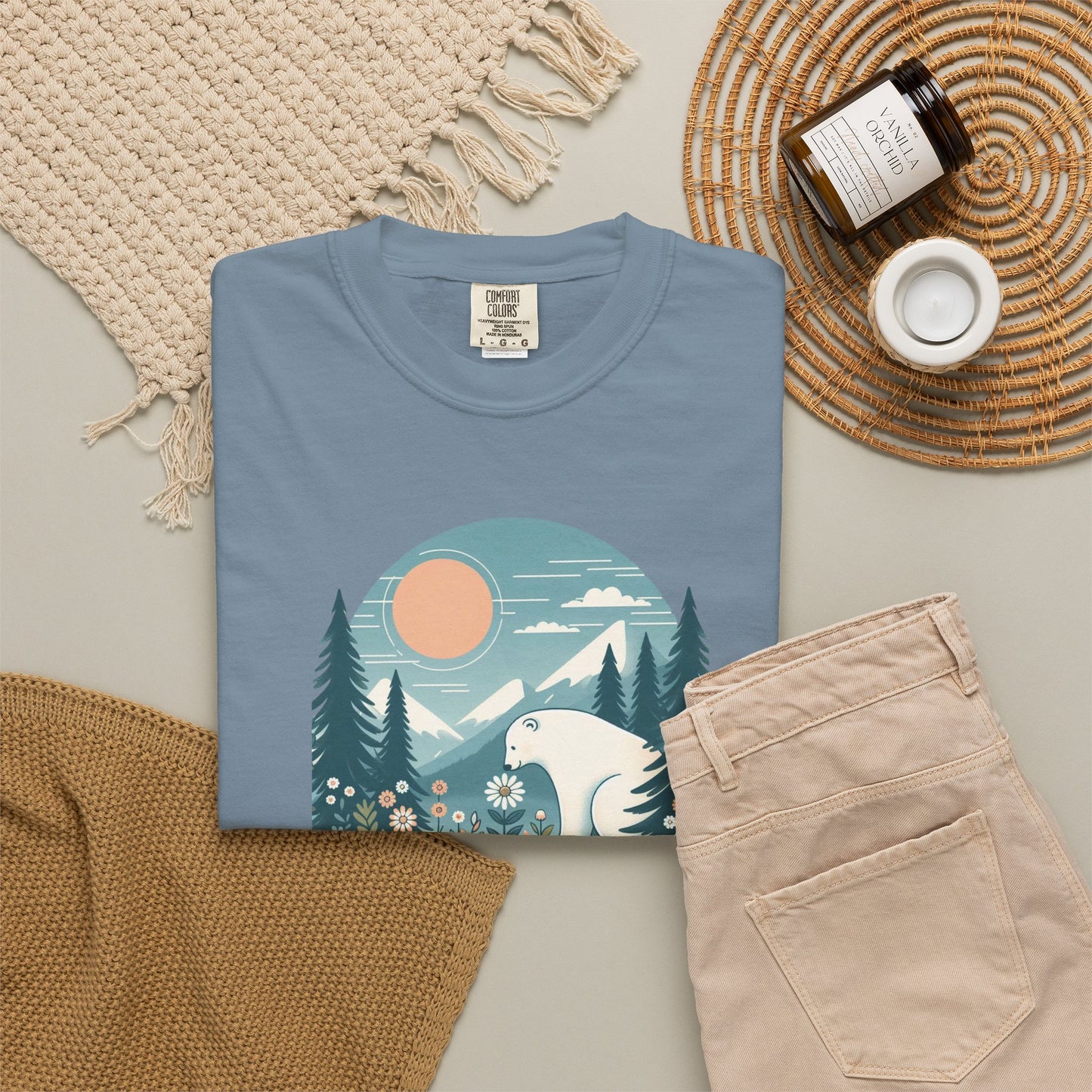 Arctic Bloom Comfort Colors Tee