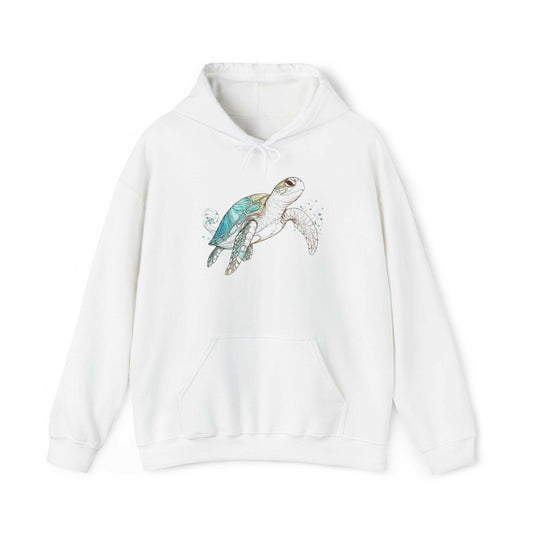 Serene Sea Turtle Hoodie - Oceanic Unisex Sweatshirt