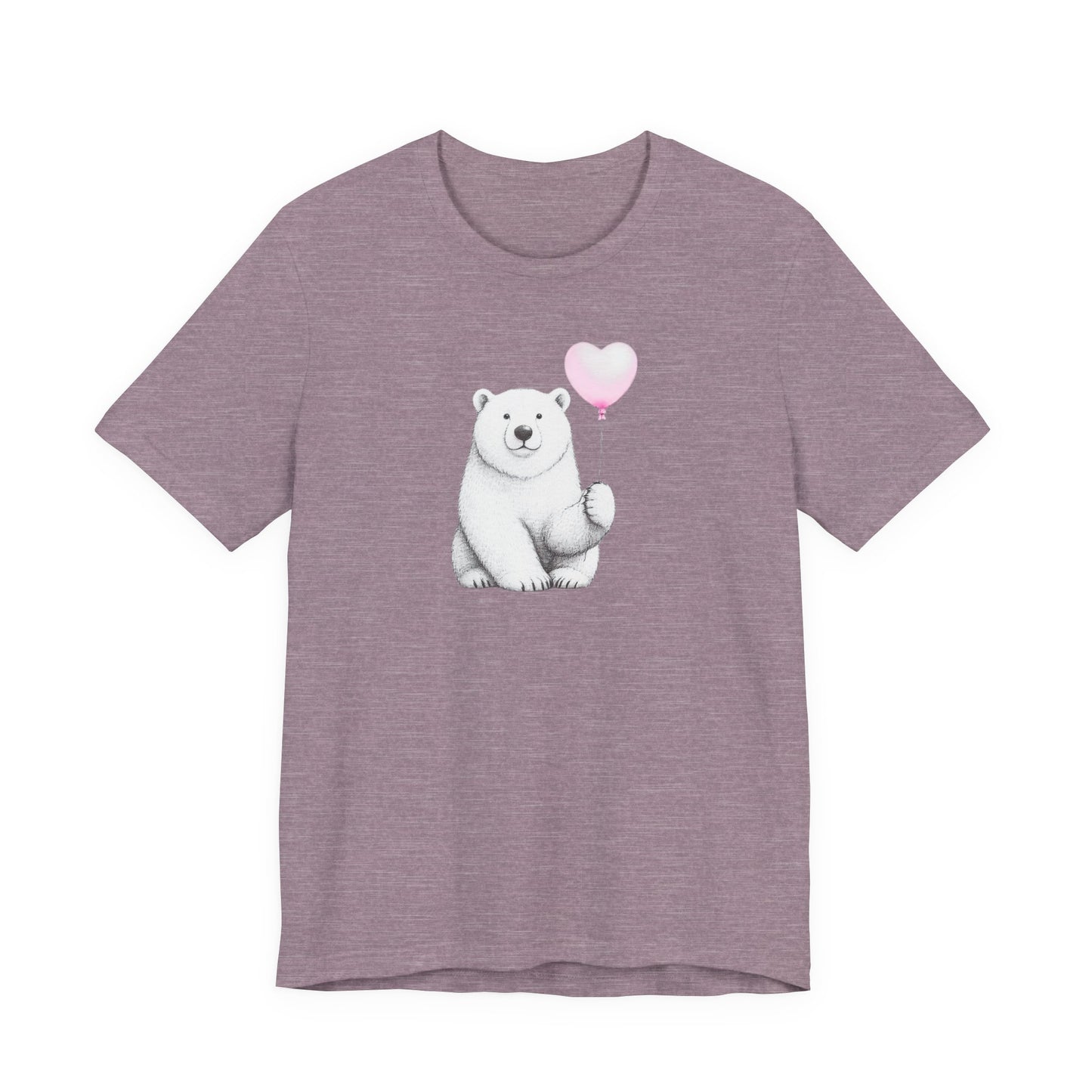 Polar Bear Holding a Balloon Tee