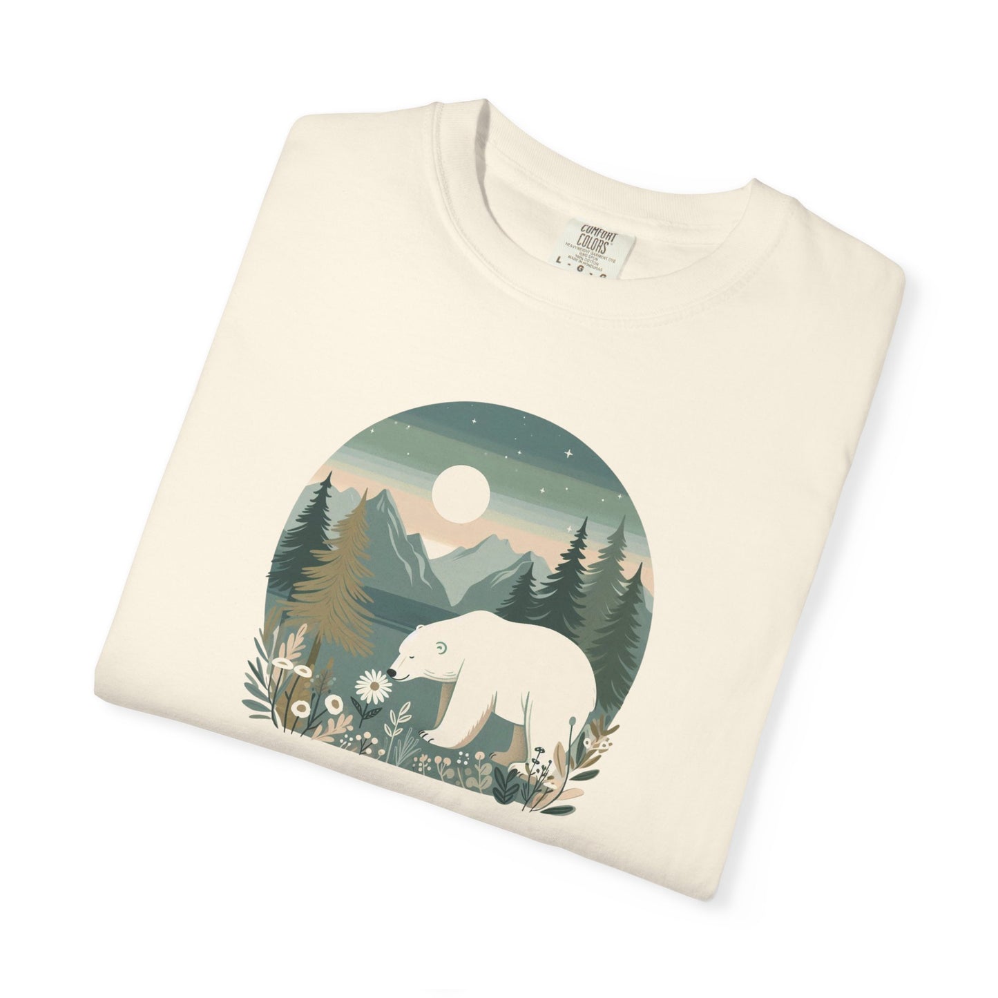 Polar Bear Wilderness Comfort Colors Tee